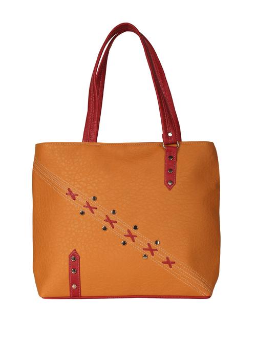 mustard yellow leatherette handbag - 11902455 - Very Small Image - 1