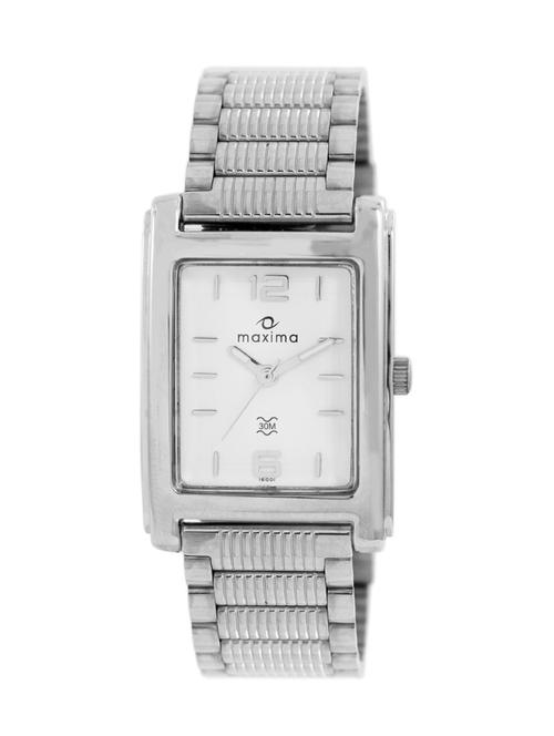 maxima white analog watch for men - 11904562 - Very Small Image - 1