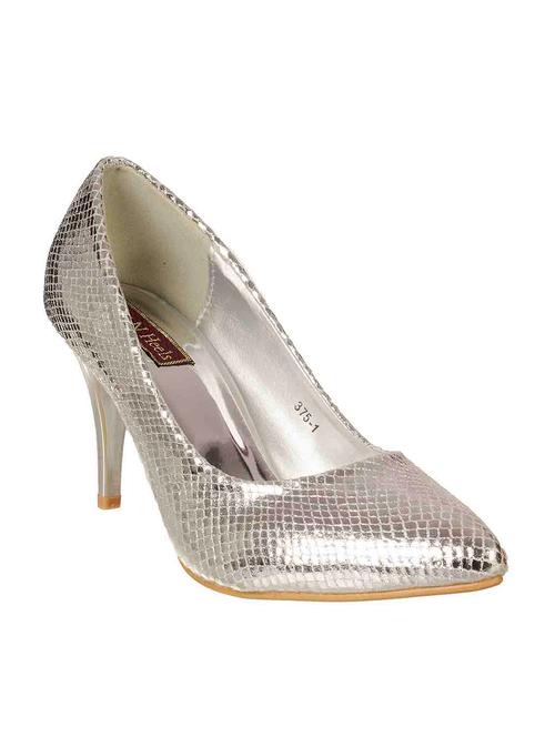 silver synthetic pump - 11906969 - Very Small Image - 1