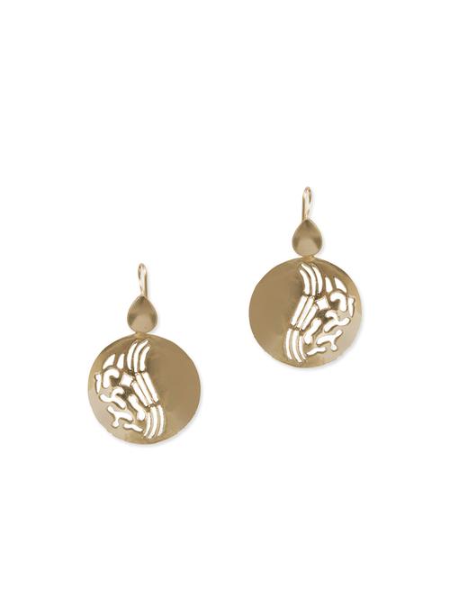 Diva Walk gold drop earrings - 11910072 - Very Small Image - 1