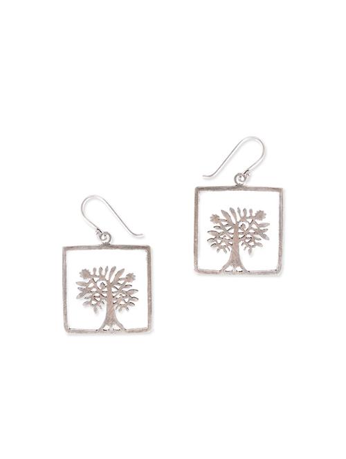 Diva Walk silver drop earrings - 11910085 - Very Small Image - 1
