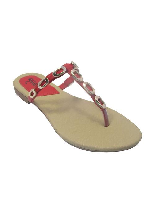 red faux leather sandal - 11911627 - Very Small Image - 1