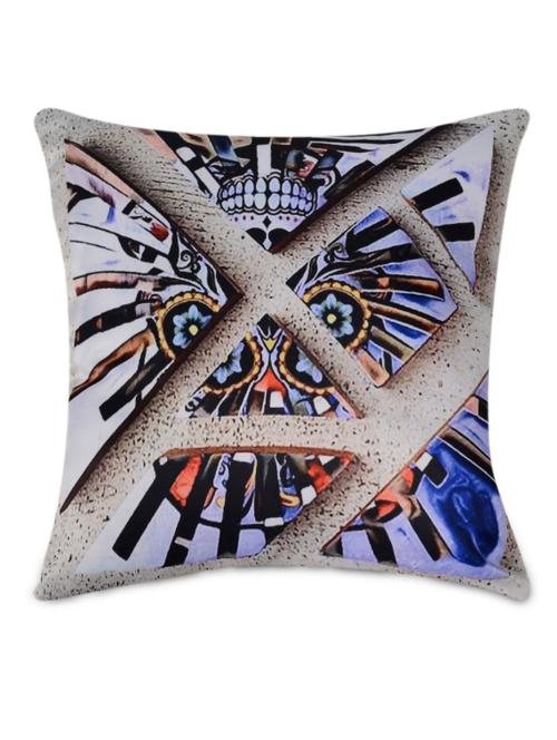 skull pattern print cushion cover - 1191195 - Very Small Image - 1