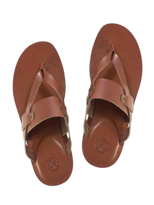 tan Leather slipper - 11913936 - Very Small Image - 1