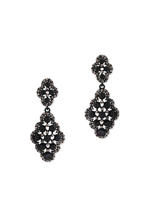 black metal drop earring - 11915498 - Very Small Image - 1