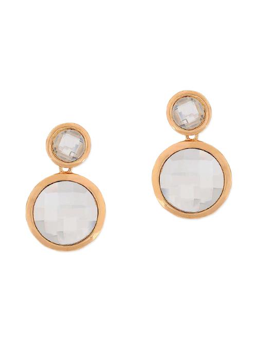white metal drop earring - 11915639 - Very Small Image - 1