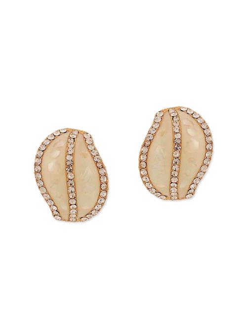 white metal studs earring - 11915743 - Very Small Image - 1