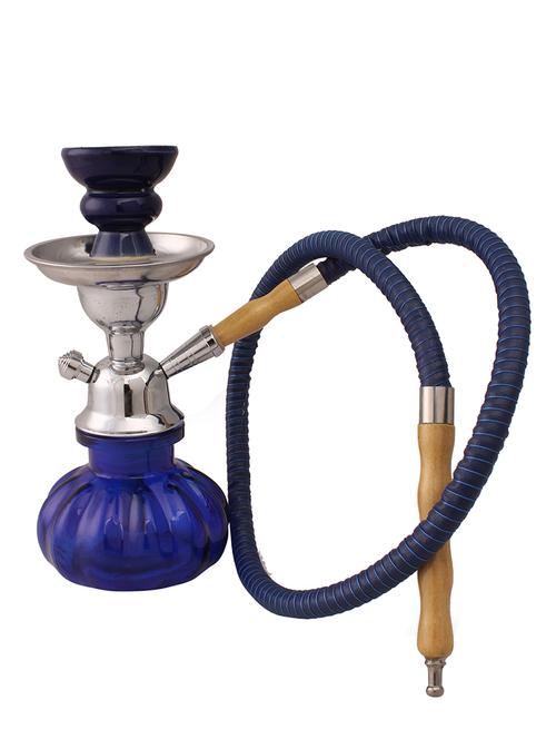 al-jazeera mini matki hookah 3 (blue) - ajh-123 - 11916450 - Very Small Image - 1