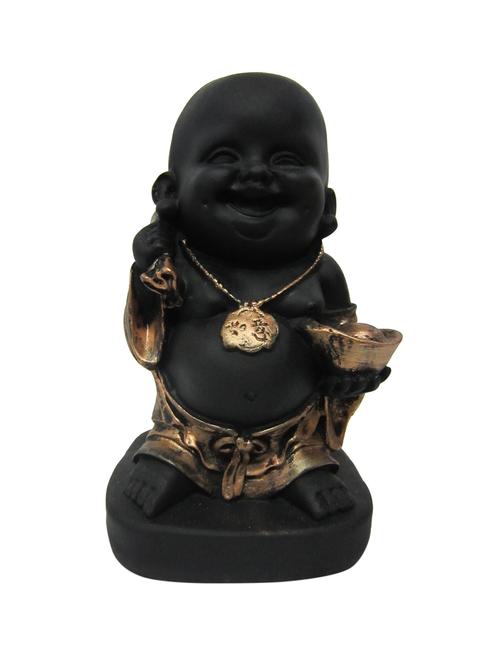 metallic earthen laughing buddha - 11919946 - Very Small Image - 1
