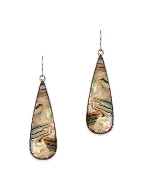 yellow metal drop earring - 11926512 - Very Small Image - 1