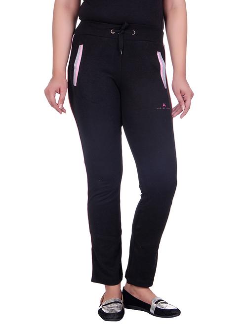 black cotton track pants - 11926982 - Very Small Image - 1