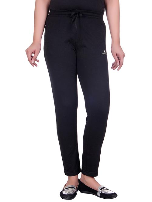 black cotton track pants - 11926997 - Very Small Image - 1