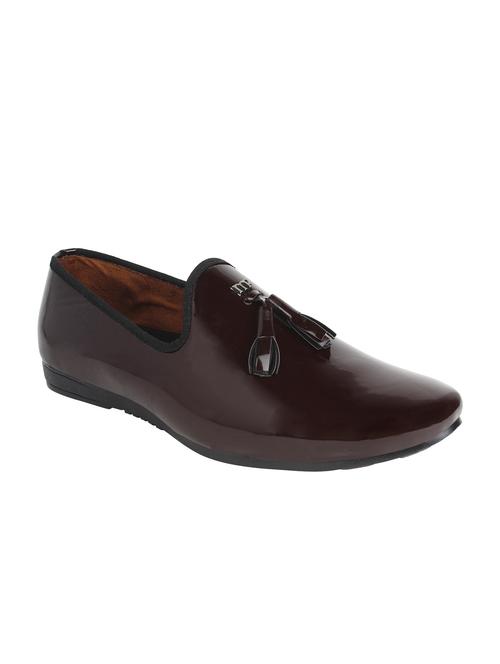 brown synthetic slip on loafers - 11929813 - Very Small Image - 1