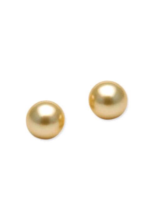 brown gold plated studs earring - 11930311 - Very Small Image - 1
