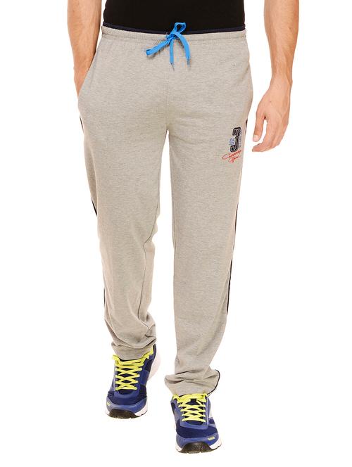 grey cotton track pant - 11931710 - Very Small Image - 1
