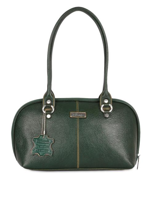 Dark Green Leather Small Handbag - 1193744 - Very Small Image - 1