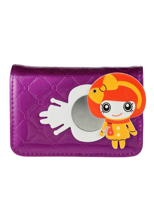 purple leatherette regular clutch - 11938415 - Very Small Image - 1