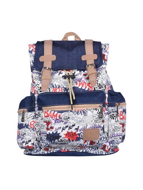 multi colored canvas backpack - 11938861 - Very Small Image - 1