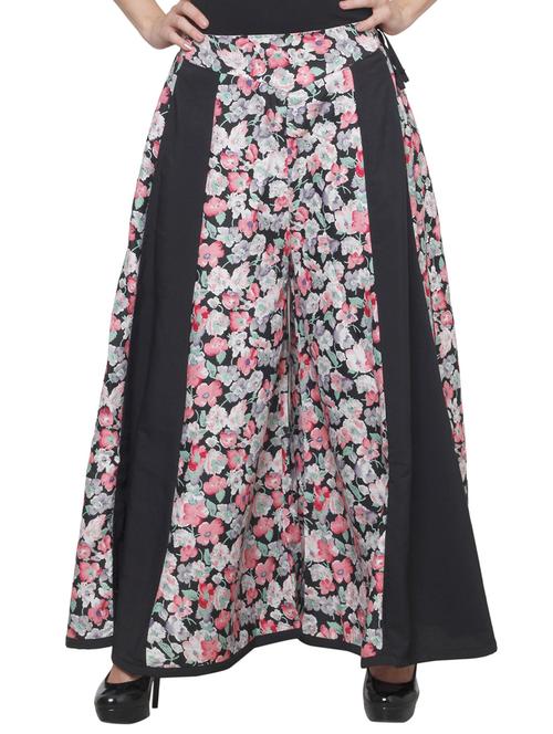 multi colored crepe palazzos - 11939065 - Very Small Image - 1