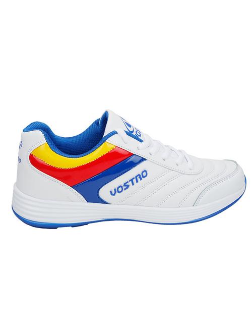 white rubber lace up sport shoes - 11940071 - Very Small Image - 1
