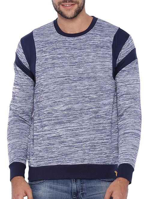 blue cotton sweatshirt - 11940783 - Very Small Image - 1