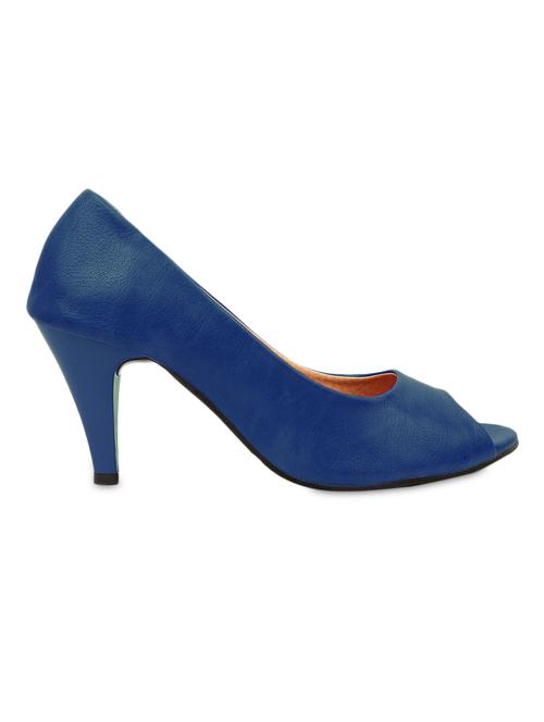 blue leatherette sandals - 1194226 - Very Small Image - 1