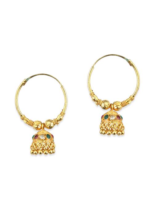 multi colored brass balli earrings - 11945564 - Very Small Image - 1