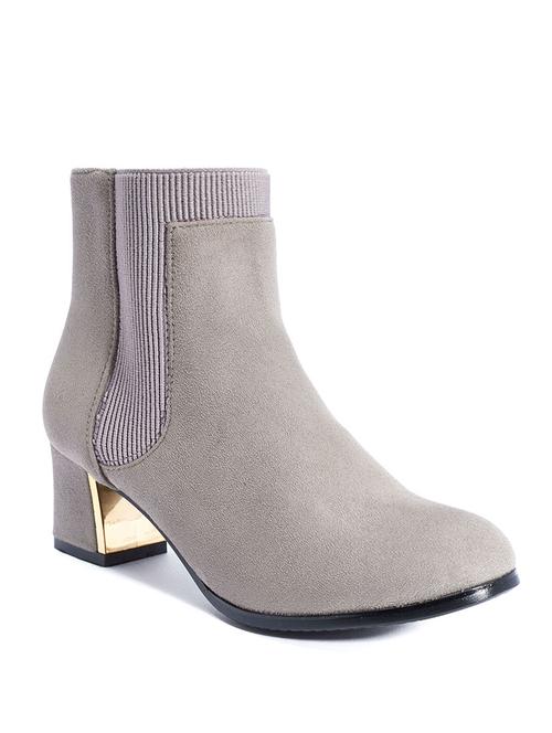 grey suede ankle boot - 11946216 - Very Small Image - 1