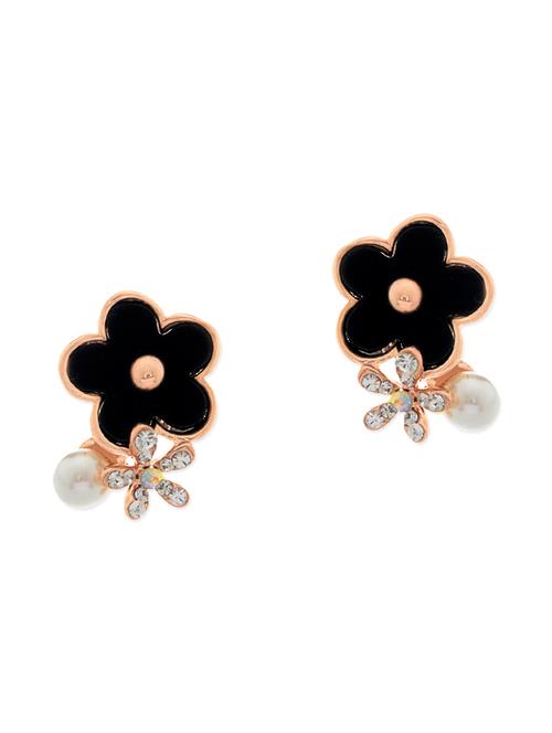 black metal studs earring - 11946539 - Very Small Image - 1