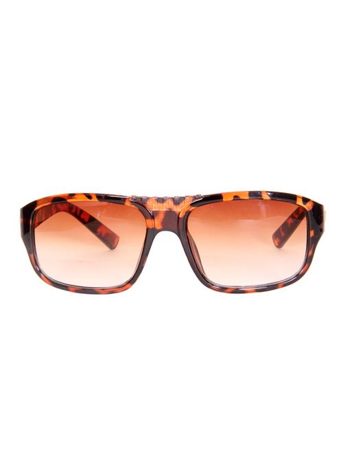 brown shaded thermoplastic rectangular sunglass - 11948133 - Very Small Image - 1