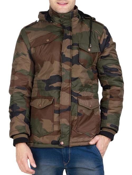 green camouflage casual jacket - 11952544 - Very Small Image - 1