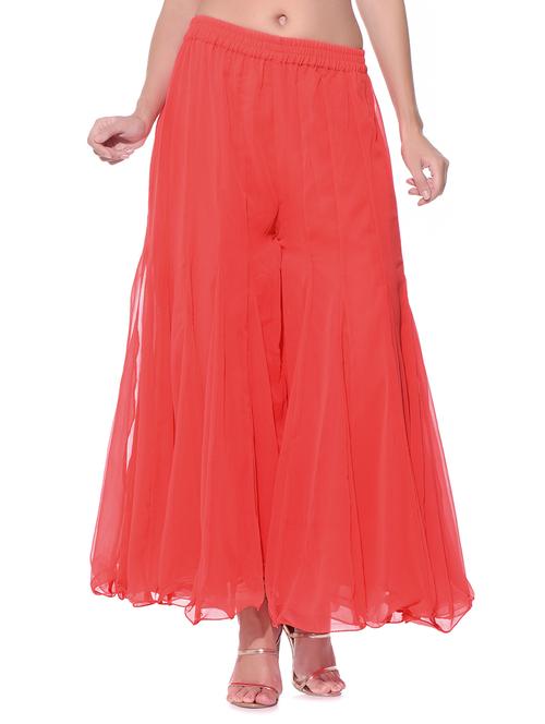 pink chiffon sharara - 11952698 - Very Small Image - 1