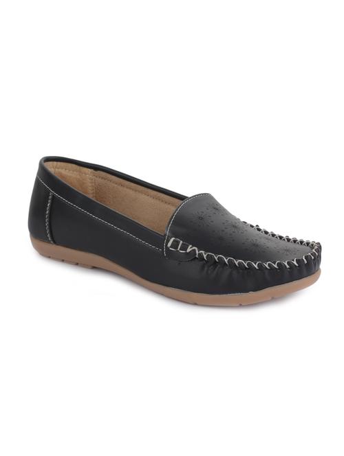 black leatherette loafer - 11954577 - Very Small Image - 1