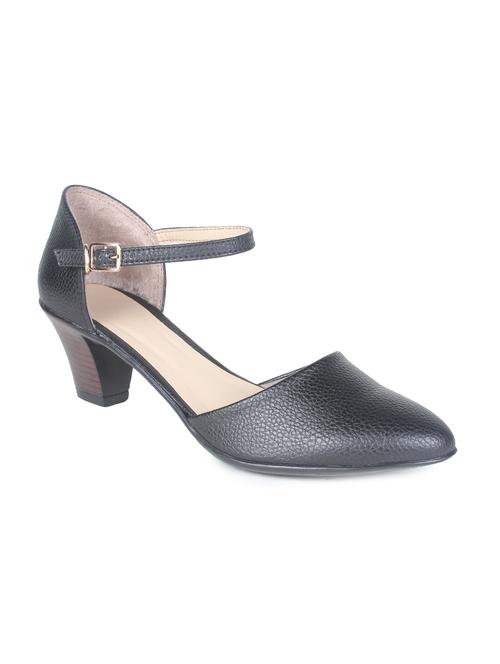 black leatherette sandal - 11954731 - Very Small Image - 1