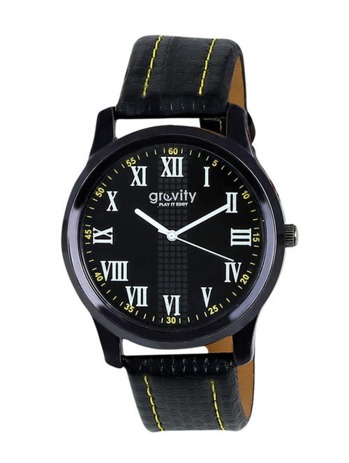 gravity black watch for men - 11960641 - Very Small Image - 1
