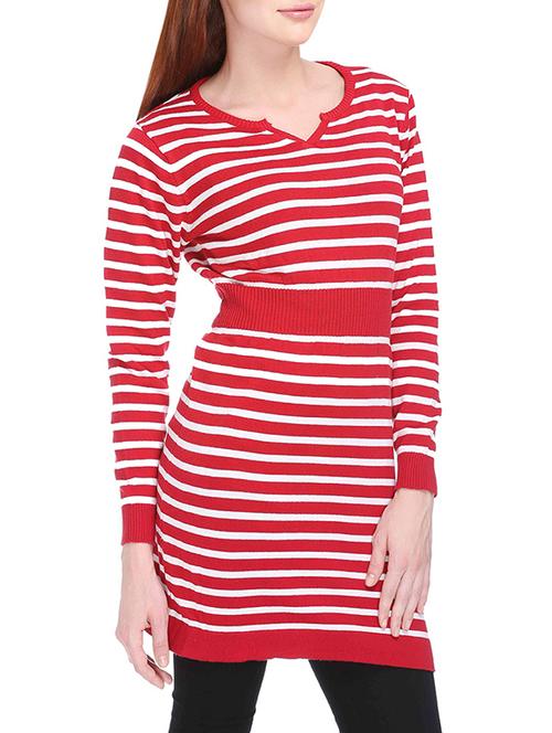 red striped acrylic pullover - 1196350 - Very Small Image - 1
