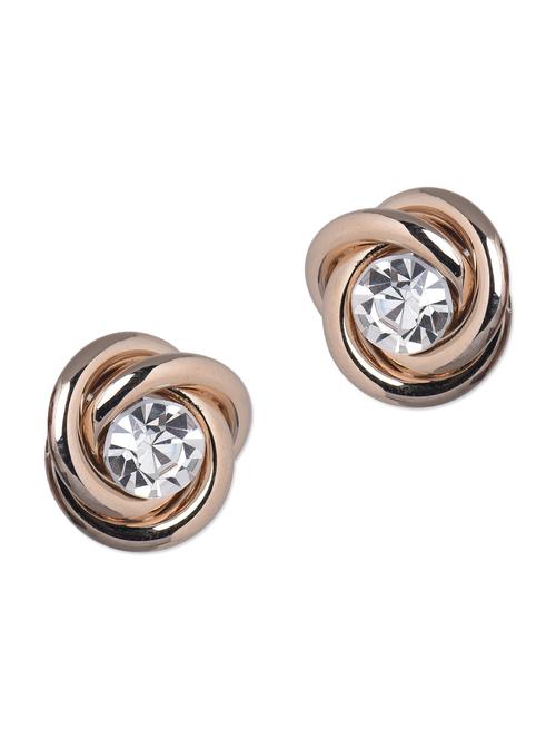 gold stones metallic earrings - 1197207 - Very Small Image - 1