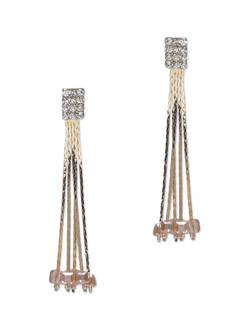 silver embellished metallic earrings - 1197418 - Very Small Image - 1
