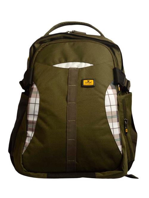 olive polyester backpack - 1198508 - Very Small Image - 1