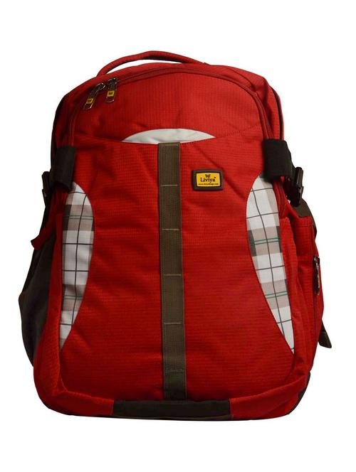 red polyester backpack - 1198510 - Very Small Image - 1