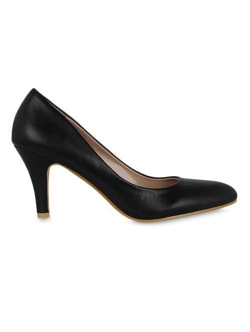 black leatherette pumps - 1202508 - Very Small Image - 1