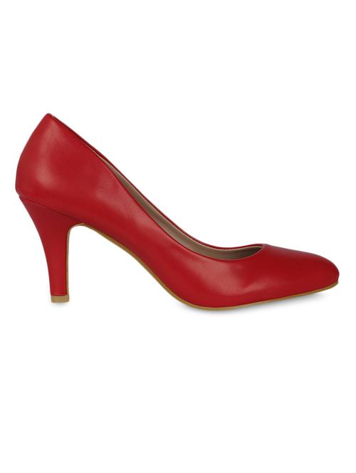 red leatherette sandals - 1202510 - Very Small Image - 1