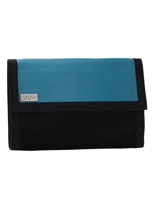 black textured leather clutch - 1205980 - Very Small Image - 1