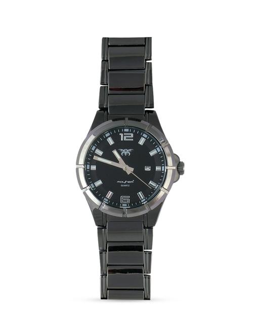 round frame black base black strap watch - 1206077 - Very Small Image - 1