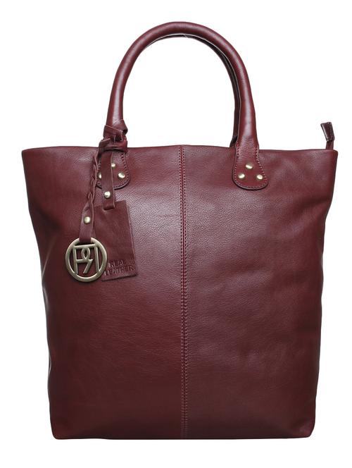 burgundy leather handbag - 1206101 - Very Small Image - 1