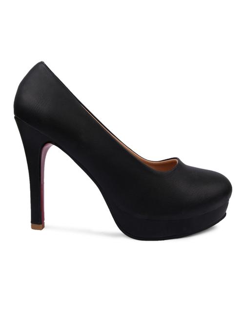 black leatherette pumps - 1206904 - Very Small Image - 1