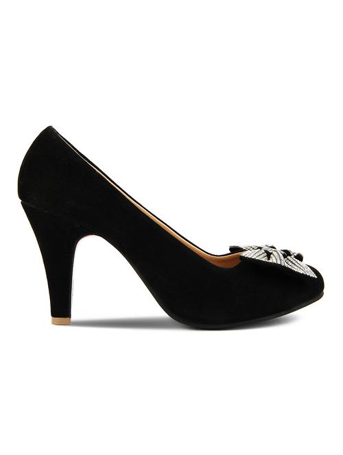 black leatherette pumps - 1206935 - Very Small Image - 1