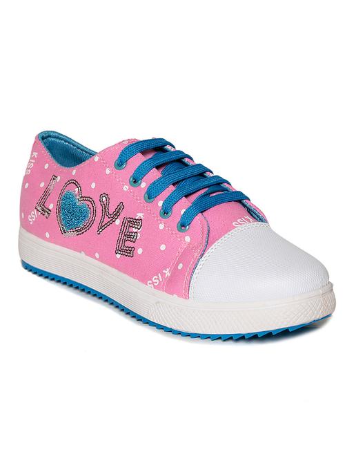 pink lace up sneaker - 12085546 - Very Small Image - 1