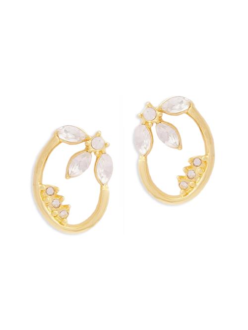 white gold plated drop earrings - 12086428 - Very Small Image - 1