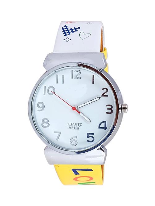 yellow strap wrist watch - 12086977 - Very Small Image - 1